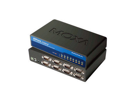 MOXA Hub RS-232/422/485 avec port USB 2.0, 8 ports, desktop