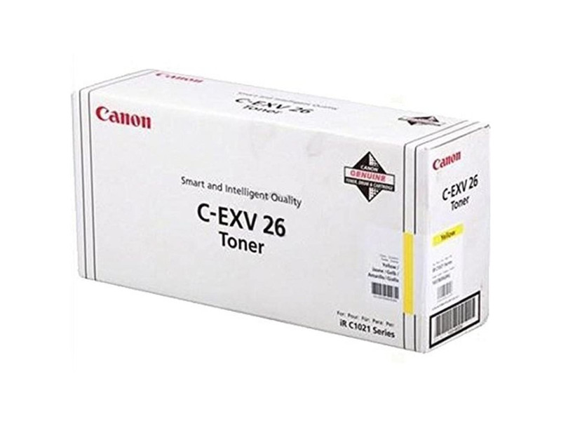 Canon toner C-EXV 26 pour Canon IR C1021/IR C1022, jaune