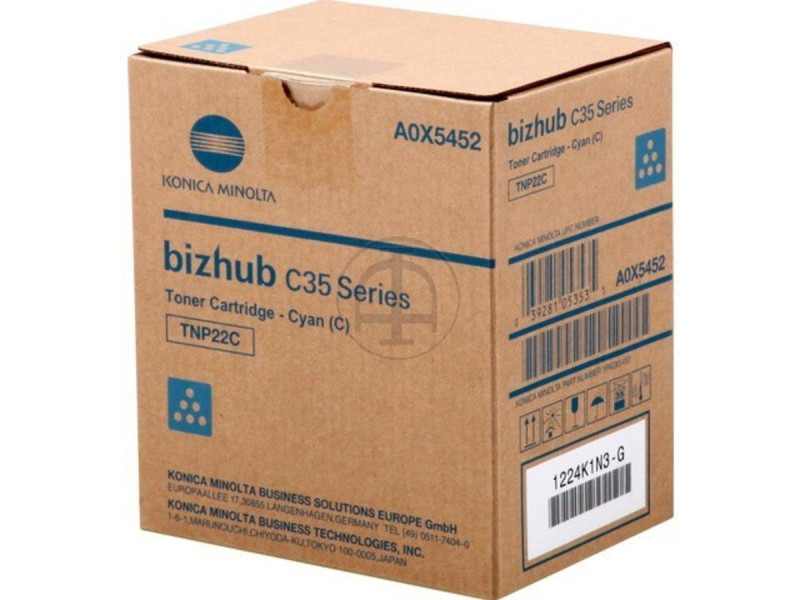 KONICA MINOLTA Toner pour KONICA MINOLTA BizHub C35, cyan