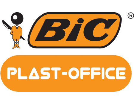 BIC Gomme en plastique Plast-Office, présentoir de table