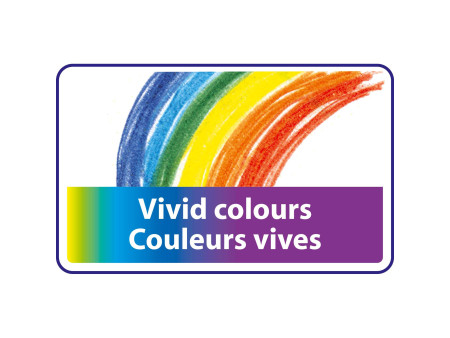 BIC Crayon de cire Plastidecor Triangle, garniture scolaire