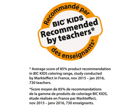 BIC Crayon de cire Plastidecor Triangle, garniture scolaire