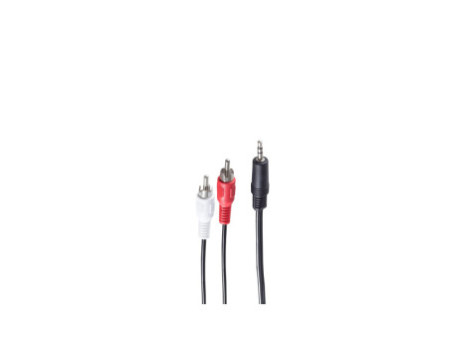 shiverpeaks BASIC-S Câble audio, 2 x cinch mâle - jack