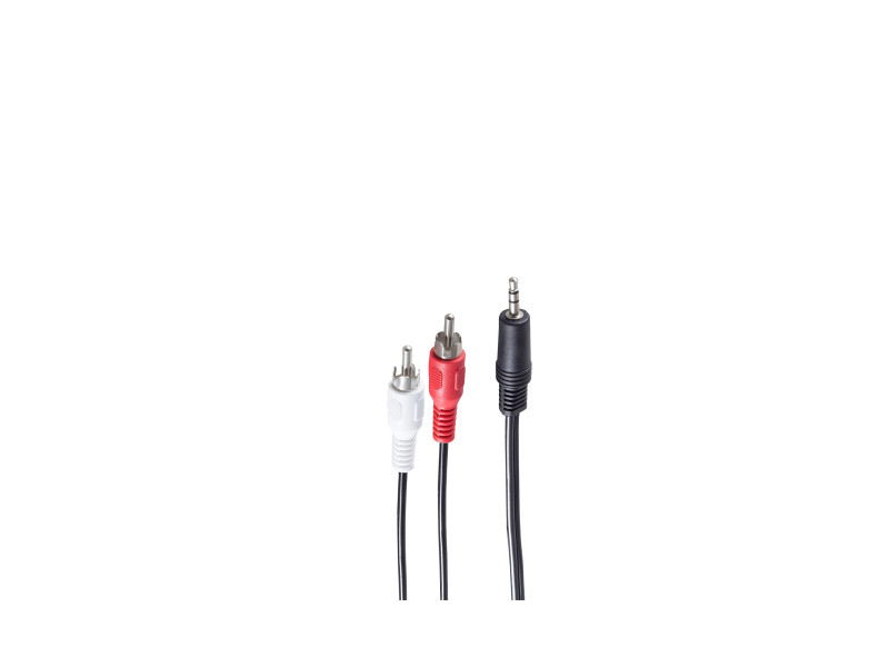 shiverpeaks BASIC-S Câble audio, 2 x cinch mâle - jack