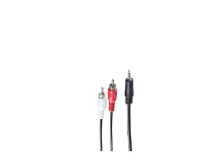 shiverpeaks BASIC-S Câble audio, 2 x cinch mâle - jack
