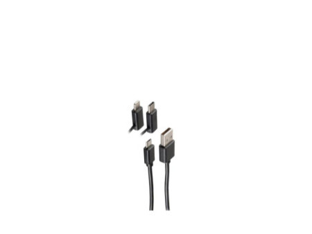shiverpeaks Câble de données & de charge BASIC-S 3en1, 1,0 m