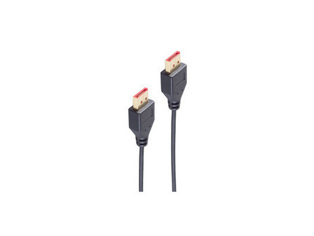 shiverpeaks BASIC-S Câble DisplayPort 1.4, slim, 1,5 m, noir
