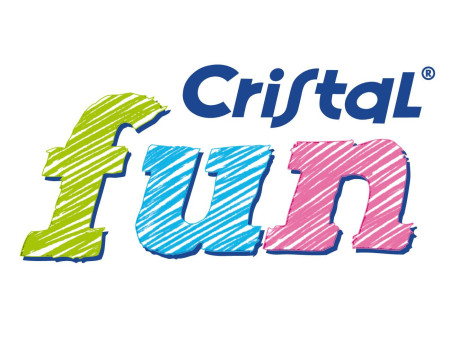 BIC Stylo à bille Cristal Fun, étuit carton de 4