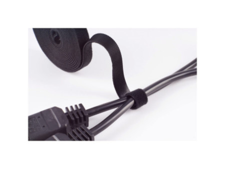 shiverpeaks BASIC-S Bande auto-agrippante, 19 mm x 1 m, noir