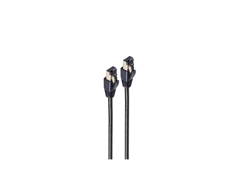 shiverpeaks BASIC-S Câble patch, Cat. 8, F/FTP, 3,0 m, noir