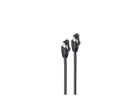 shiverpeaks BASIC-S Câble patch, Cat. 8, F/FTP, 7,5 m, noir