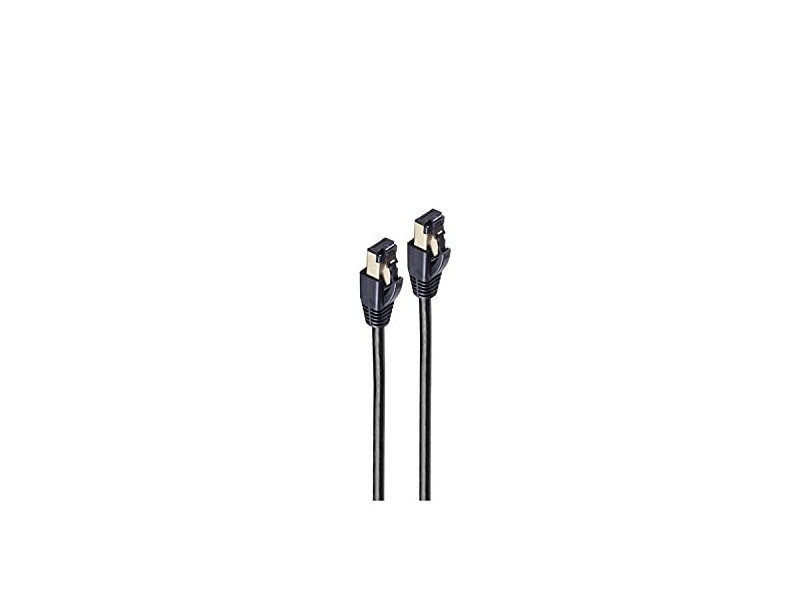 shiverpeaks BASIC-S Câble patch, Cat. 8, F/FTP, 7,5 m, noir
