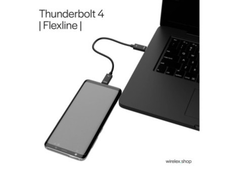 FLEXLINE Câble de raccordement USB, USB-C - USB-C, 1,5 m