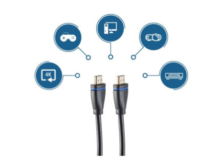 shiverpeaks Câble HDMI BASIC-S, HDMI-A mâle, 5 m