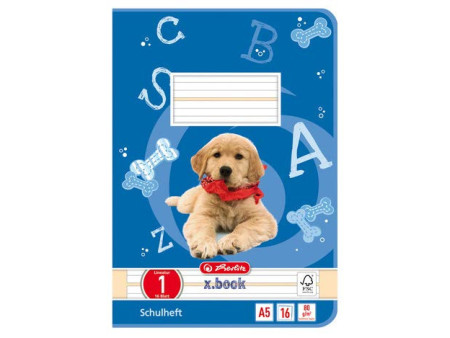 herlitz Cahier scolaire x.book, A5, linéature 4