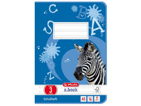 herlitz Cahier scolaire x.book, A5, linéature 4