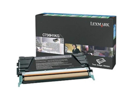 LEXMARK Toner pour LEXMARK C746/C748, noir, HC