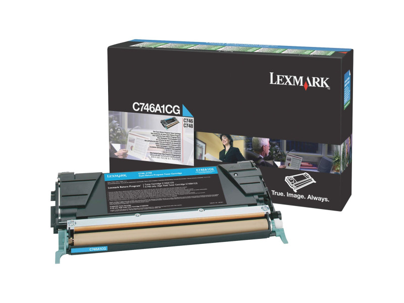 LEXMARK Toner pour LEXMARK C746/C748, cyan