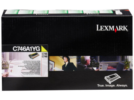 LEXMARK Toner pour LEXMARK C746/C748, jaune
