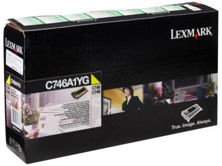LEXMARK Toner pour LEXMARK C746/C748, jaune