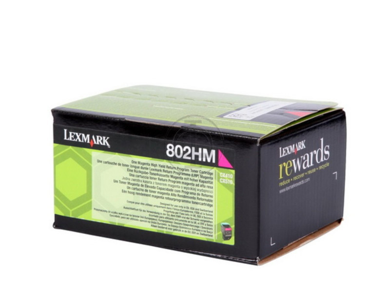 LEXMARK Toner rechargé pour LEXMARK CX410, mgenta, HC