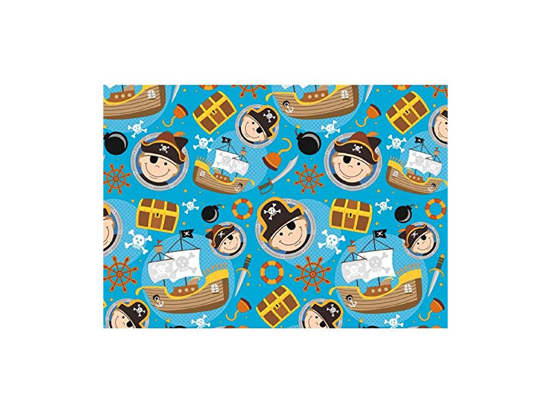 SUSY CARD Papier cadeau 'Captain Hook', sur rouleau
