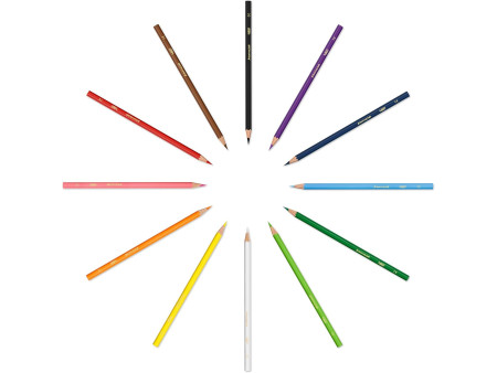 BIC KIDS Crayons de couleur aquarellables Aquacouleur, étui