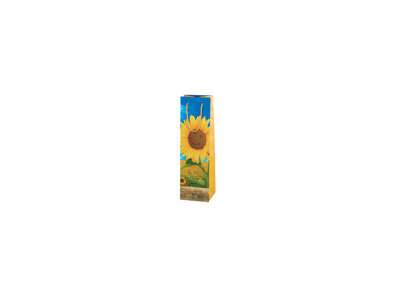 SUSY CARD Sac cadeau pour bouteille 'Sunflower Smile'