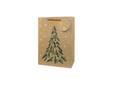CACTUS Sac cadeau de Noël 'Sapin', moyen