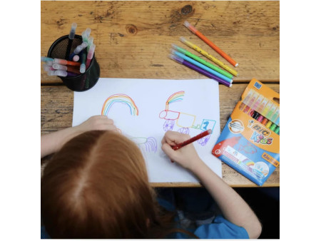 BIC KIDS Feutre Kid Couleur medium, étui en carton de 18