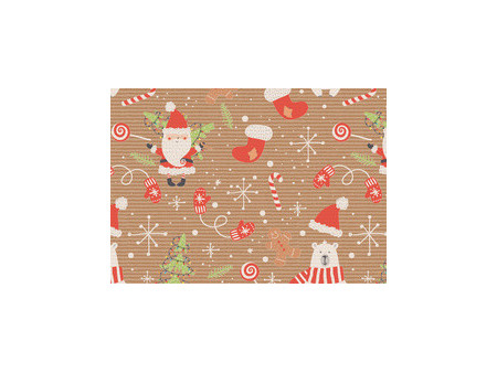 SUSY CARD Papier cadeau de Noël 'Xmas Elements'