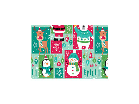 SUSY CARD Papier cadeau de Noël 'Cadeau rouge'
