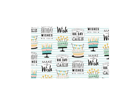 SUSY CARD Papier cadeau 'Guirlandes de fête', sur rouleau