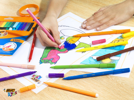 BIC KIDS Feutre Visa, Class Pack de 288 pièces