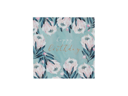 SUSY CARD Carte d'anniversaire 'Swan lake balloons'