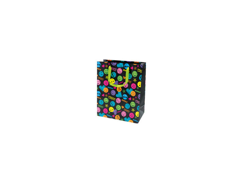 SUSY CARD Sac cadeau 'Smile black'