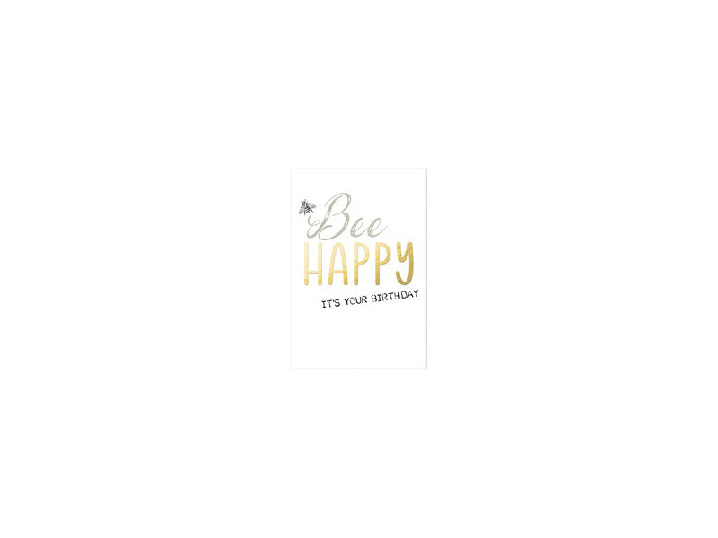 SUSY CARD Carte d'anniversaire Bee yourself 'Abeille'