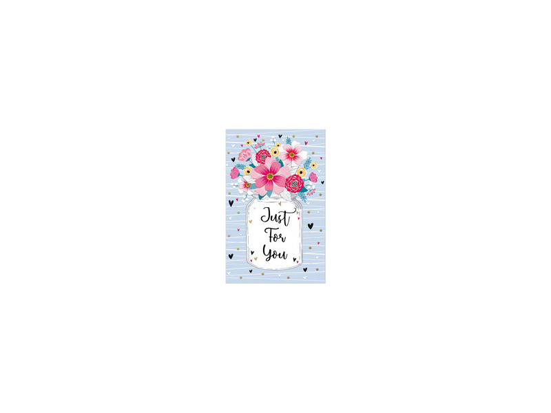 SUSY CARD Carte de voeux Goldelicious 'Just for You'