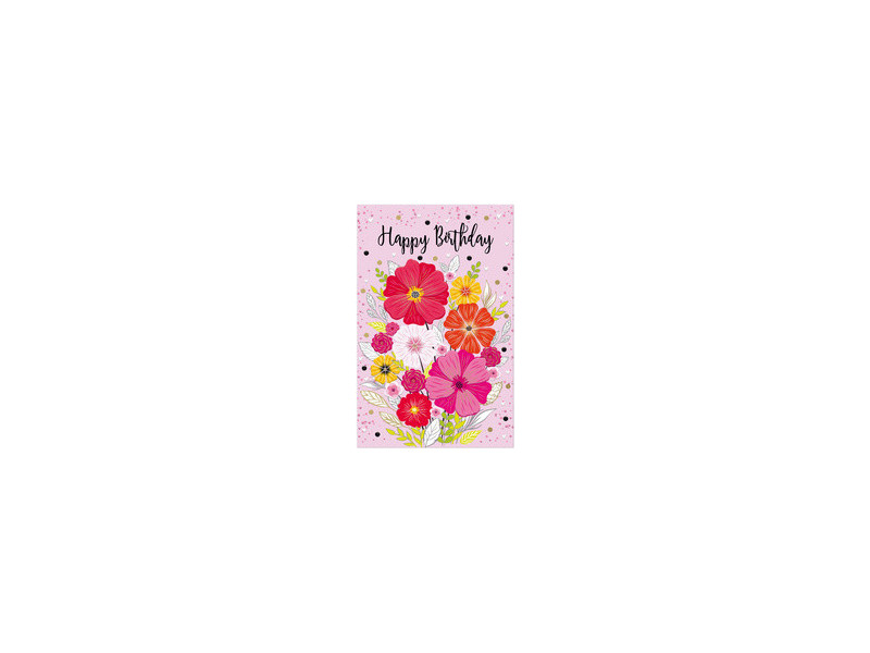 SUSY CARD Carte d'anniversaire Goldelicious 'Bouquet'