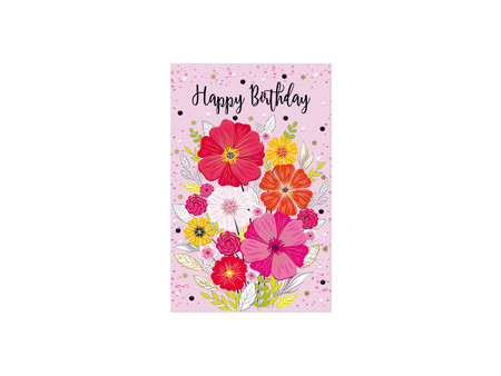 SUSY CARD Carte d'anniversaire Goldelicious 'Pois'