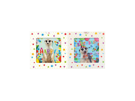 SUSY CARD Carte d'anniversaire 3D Sliding card 'Ballons'