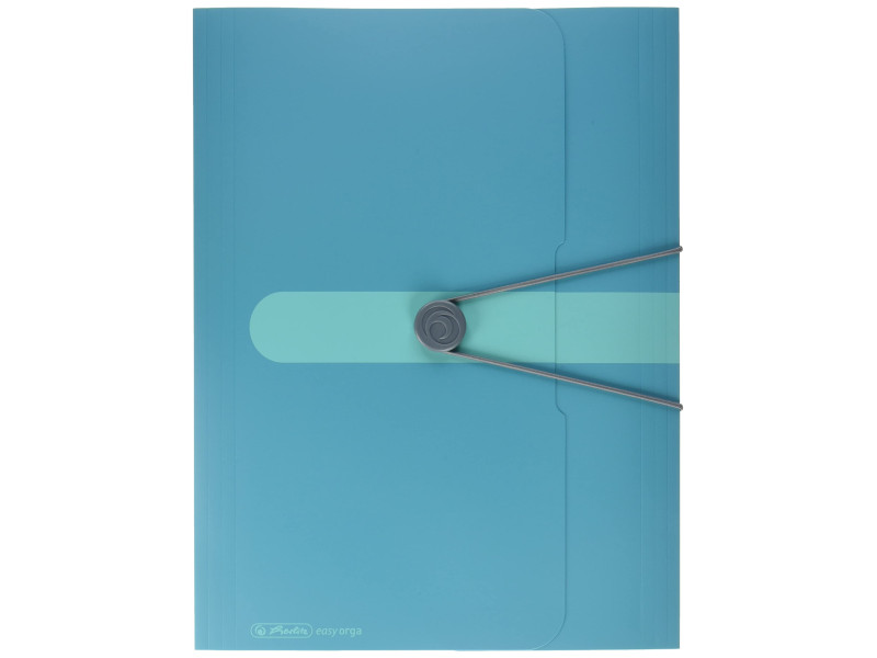 herlitz Chemise à rabats Color-Blocking Caribbean Turquoise,