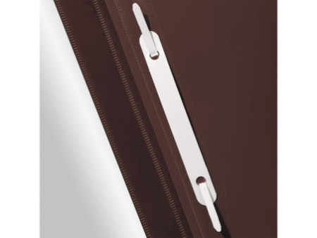 herlitz Chemise à lamelle 'Quality', A4, film PP, marron