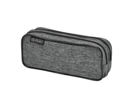herlitz Trousse double 'Knitted Fabric', assorti