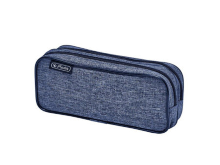 herlitz Trousse double 'Knitted Fabric', assorti