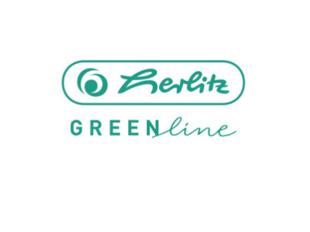 herlitz Classeur à anneaux maX.file GREENline Vague, A4