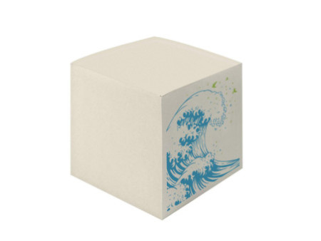 herlitz Cube de papier GREENline, 90 x 90 mm, 80 g/m2, gris