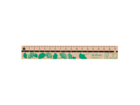 herlitz Règle en bois GREENline, 170 mm
