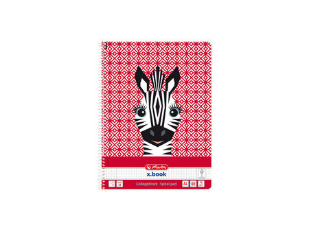 herlitz Cahier spiralé 'Cute Animals Turtle', A4, quadrillé