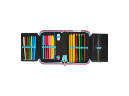 herlitz Étui scolaire 'Cute cat', 31 pièces